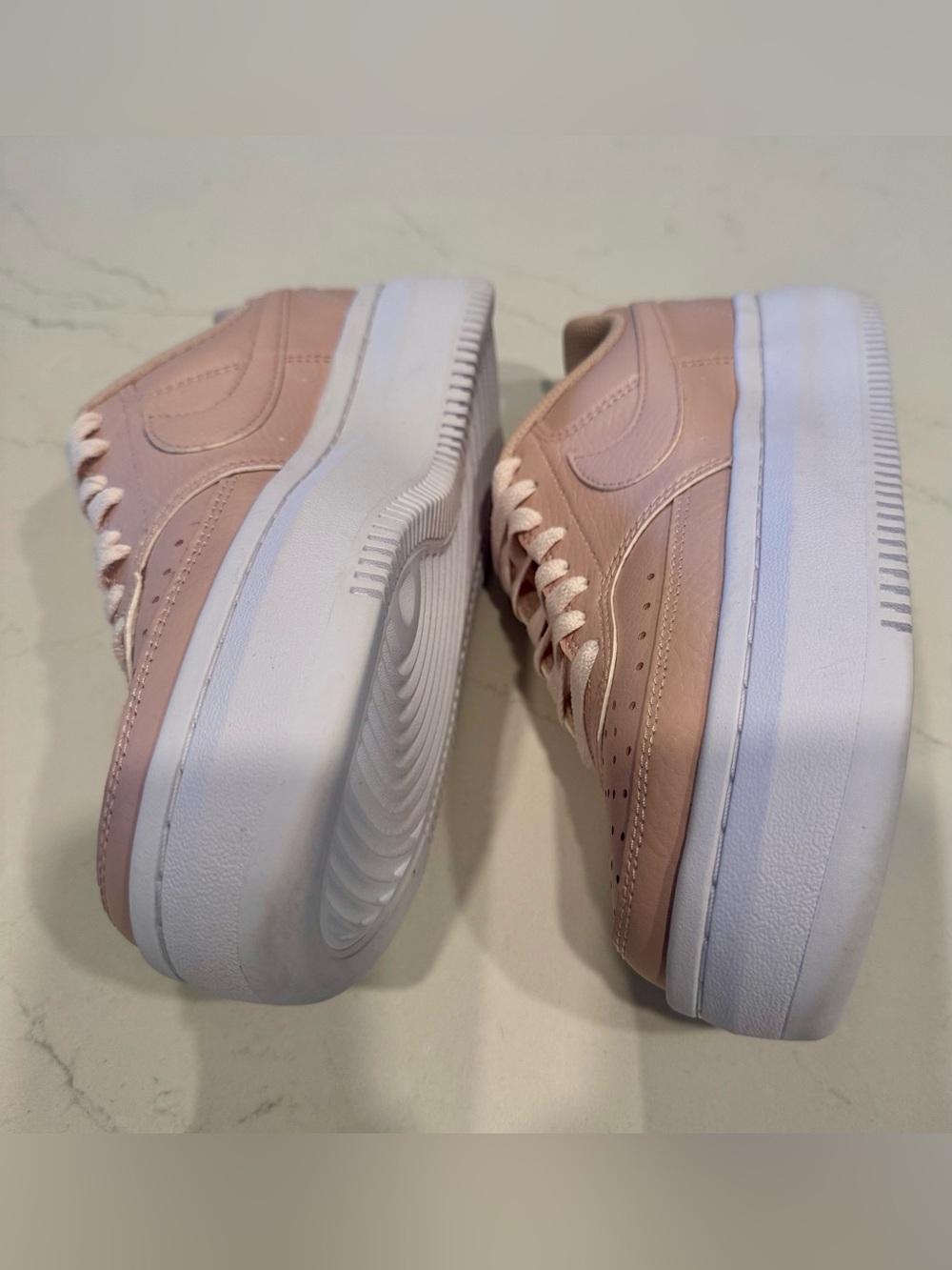 Nike Court Women's Alta Blush Pink Platform Sneakers Brand New - Picture 4 of 10